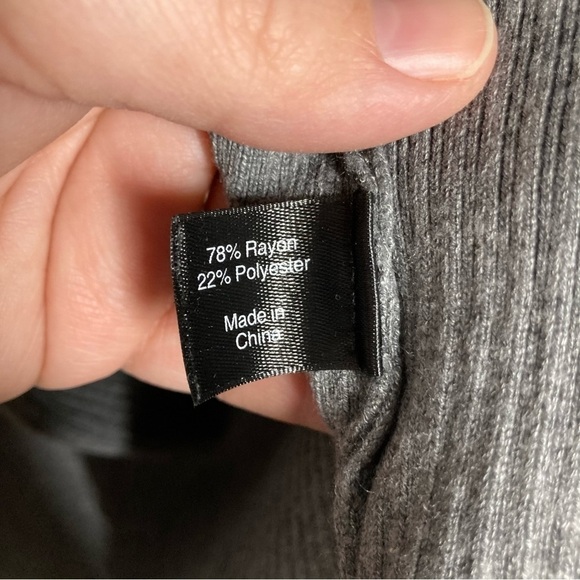 Lane Bryant gray ribbed cardigan sweater size 18/20 - Picture 3 of 5